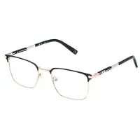 FILA Lunettes de Vue - - VFIA15 - Métal - Or rose/Noir - Pont 20 mm / Branches 145 mm