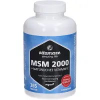 Vitamaze GmbH Comprimés d'extrait d'acérola Msm 2000+vitamine C 365pc
