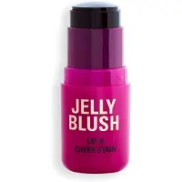 Makeup Revolution Gelée Blush en stick pour lèvres et joues couleur rouge cerise 5,5 g