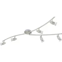 Eglo Spot de plafond LED Magnum Acier inoxydable