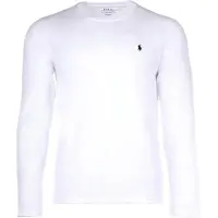 Ralph Lauren Pyjama long noir / blanc
