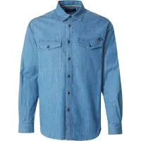 Replay : chemise en jean bleu avec poches poitrine