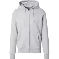 Element - Sweat à capuche - Icon Embroidery Zipped Sweatshirt Mid Grey Heather pour Homme en Coton - Taille M - Gris