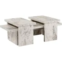 Skye Decor , Sanctuary - Fressia Marble, Table basse, marbre freesia, 100 % panneau de particules mélaminé, 110 x 45 x 41,5