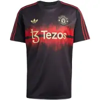 Adidas Manchester United Cny Short Sleeve T-shirt Noir L Homme