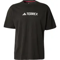 Adidas T-Shirt fonctionnel noir / blanc