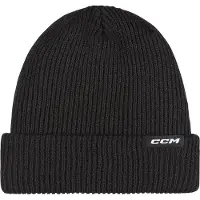 CCM Team Cuffed Beanie (Ena Velikost, Noir), Noir, (Taille unique)