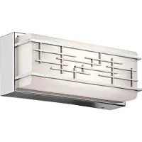 Elstead Lighting Zolon LED Applique murale double chrome IP44 (1200 lm)