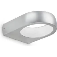 Telefunken Lampe d'extérieur LED PUKA, platine LED, 4000K blanc neutre, 6,5 W, 750 lm, argent, IP44, 25000 heures, 16,5 x 14,5 x 4,5 cm