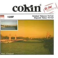 Cokin X125F filtre dégradé tabac 2 full (Filtre dégradé gris), Filtre photo, Marron