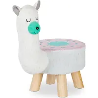 Relaxdays Tabouret animalier pour enfants (Tabouret pour enfants)
