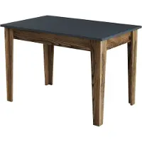 Skye Decor , Kiev 504 - Walnut, Anthracite, Küchentisch, Nussbaum, 100 % MELAMINBESCHICHICHTETETETE SPANPLATTEN, 110 x 72 x 75 cm