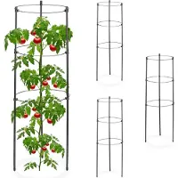 Relaxdays 4x support pour plantes grimpantes (22 cm, 22 cm)