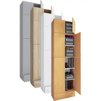 VCM XXL Armoire à chaussures en bois Armoire à chaussures Armoire d'entrée Lona 5f A Tiroir XXL Armoire à chaussures en bois Armoire à chaussures Armoire d'entrée Lona 5f A Tiroir