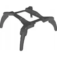Sunnylife Legs High Landing Gear pour DJI Mavic Mini 1/2/SE/LG380-GY (DJI Mavic Mini), Drone : accessoires, Gris