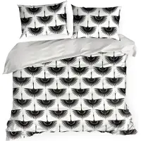 Sonstiges Taie d'oreiller 200 x 220 cm noir / blanc 100% coton