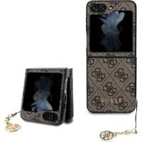 GUESS Guhczf5gf4gbr F731 Z Flip5 4g Charms Collection Phone Case Clair
