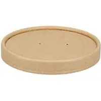 Multi Couvercle pour barquette bio en carton, Contenant à usage unique, Marron