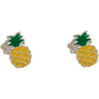 Out of the blue Boucles d'oreilles en argent 925 sterling, ananas, (Argent sterling 925)