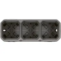 Legrand Boitier 3p H/v Gris