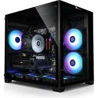 Kiebel.de Gaming PC Crystal V AMD Ryzen 7 5700X, 32GB DDR4, NVIDIA RTX 5060 8 GB, 1TB SSD, WLAN, Windows 11