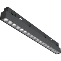 Maytoni Points Système de rail magnétique EXILITY 48V LED Lampe sur rail 18W 3000K Noir 90Ra Chaud