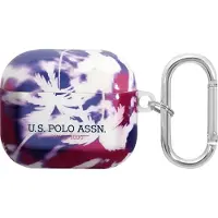 U.s. polo assn. , Couverture pour Airpods 3 Palm anti-choc en silicone, Violet