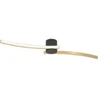 Eglo Lumière de plafond LED fine Aieta 72cm - or avec noir