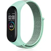 Cover-Discount Xiaomi Mi Band 7 - Bracelet de remplacement en tissu nylon (Nylon), Sangles de montre, Turquoise