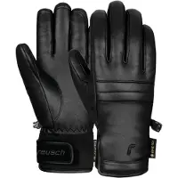 Reusch - Gants de ski en GORE-TEX - Grace GORE-TEX Black pour Femme en Cuir - Taille 6.5 - Noir