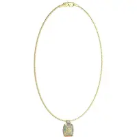 GUESS Lion King 21 Pave Necklace Doré Homme