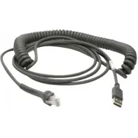 Zebra CBA-U29-C15ZBR, 4,57 m, USB A, USB 2.0, noir