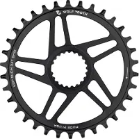 Wolf Tooth Shimano Dm Mount Drop Stop St Chainring Argenté 34t