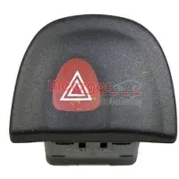 METZGER Interrupteur de feux de détresse 0916596 pour RENAULT MEGANE I (BA0/1) MEGANE I Cabriolet (EA0/1) MEGANE I Grandtour (KA0/1) MEGANE I Classic (LA0/1)