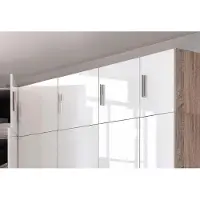 Wimex Rehausse pour armoire Malta Finition au choix : chêne brut de sciage / blanc