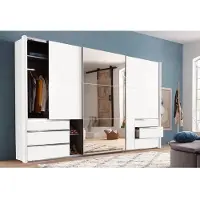 Wimex Armoire à portes coulissantes LEVEL 36 A