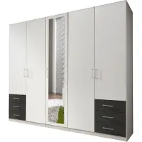 Wimex Armoire à vêtements Fuegen, armoire de chambre à coucher, finition au choix