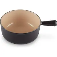 Le Creuset Casserole Le Creuset Rond Sans Couvercle Noir Mat 24 cm