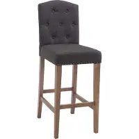CLP Tabouret de bar Louise tissu antique-clair