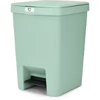 Brabantia Poubelle à Pédale 25 L Jade Green - Step Up -