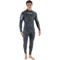 Seac Sub M.lungo 1.5 Mm Diving Wetsuit Gris S Homme