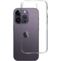 Mobiparts TPU Back Cover Transparent Apple iPhone 14 Pro (Apple iPhone 14 Pro), Coque pour téléphone portable, Transparent