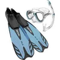 Seac Sub Ala Tris Snorkeling Set Bleu EU 46-47