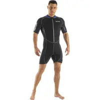 Seac Sub Trendy 2.5 Mm Short Sleeve Shorty Noir S Homme