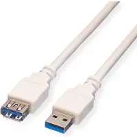 Nilox 0.8m USB3.0 câble USB USB 3.2 Gen 1 (3.1 Gen 1) 0,8 m USB A Blanc
