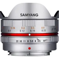 Samyang 7.5mm F3.5 MFT Argent