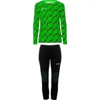 Uhlsport Progressive Bundle J Long Sleeve Set Vert,Noir 10-11 Years Fille