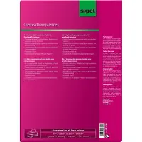 Sigel Transparents pour rétroprojecteur (A4, 50 feuilles, 100 g/m²)