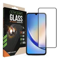 Striker D3O Gehärtetes Glass Edge To Edge Displayschutzfolie Samsung Galaxy A34 5G (Samsung Galaxy A34 5G), Téléphone portable : film de protection, Transparent