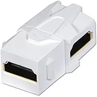 Lindy Raccord double Keystone HDMI vers, Adaptateur vidéo, Blanc